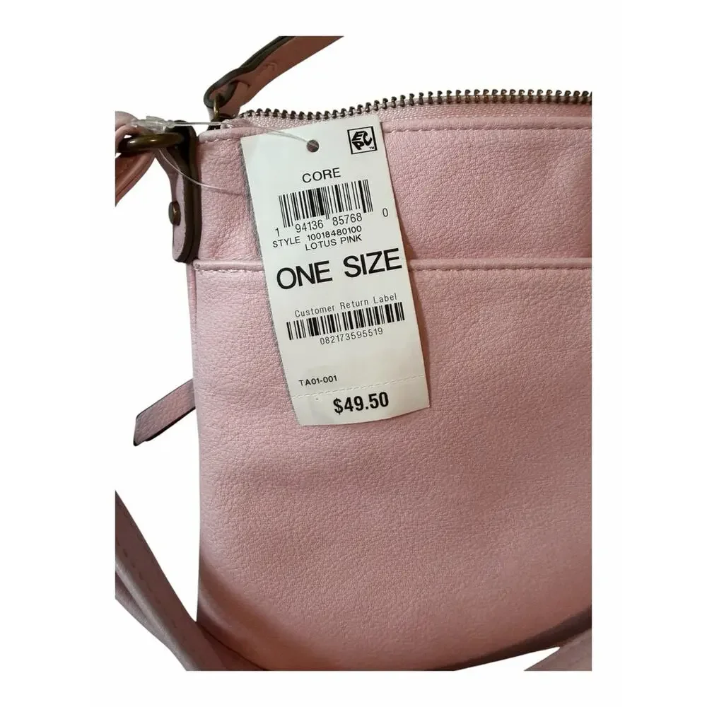 Style & Co Lotus Pink Convertible Crossbody Shoulder Bag New